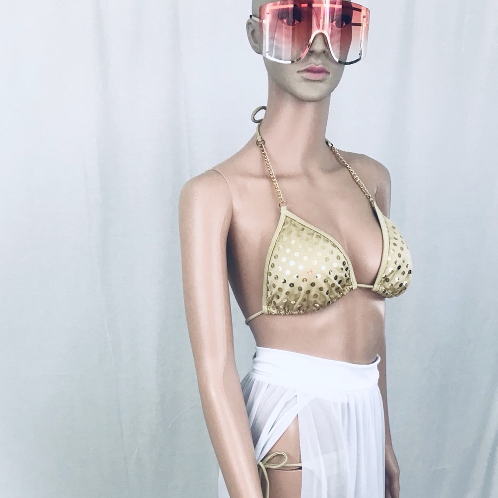 Sheer Beach / Pool Maxi Skirt
